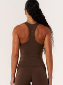Cloud Compression Open Racer Back Tank - Malt