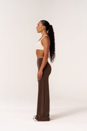 Cloud Compression Wide Leg Leggings - Malt