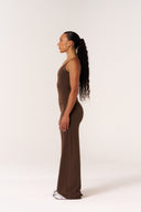 Cloud Compression Backless V Tank - Malt