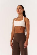 Cloud Compression Luxe Halter Bra - Vanilla