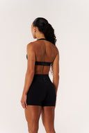 Cloud Compression Luxe Halter Bra - Black