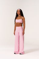 Cloud Compression Strappy Crop - Avalon Pink