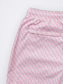 [men] Essentials Euro Boardshorts Avalon Pink back pocket close up