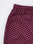 [men] Essentials Euro Boardshorts Berry back pocket close up