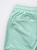 [men] Essentials Euro Boardshorts Glacier back pocket close up