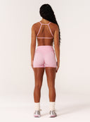 Cloud Compression Mid Rise Shorts - Avalon Pink
