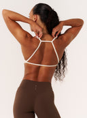 Cloud Compression Square Back Bra - Vanilla