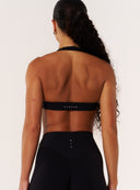 Cloud Compression Luxe Halter Bra - Black