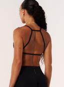 Cloud Compression Square Back Bra - Black
