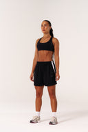 EVDNCE Oversized Mesh Shorts - Black