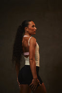 Cloud Compression Backless V Tank - Vanilla