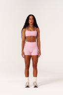 Cloud Compression Square Back Bra - Avalon Pink