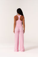 Cloud Compression Open Racer Back Tank - Avalon Pink