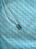 [men] Essentials Euro Boardshorts Light Blue print and drawcord detail