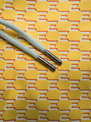 [men] Essentials Euro Boardshorts Yellow print and drawcord detail