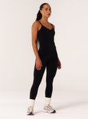 Cloud Compression Backless V Tank - Black