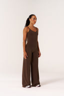 Cloud Compression Backless V Tank - Malt