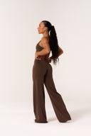 Cloud Compression Wide Leg Leggings - Malt