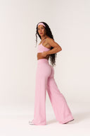 Cloud Compression Strappy Crop - Avalon Pink