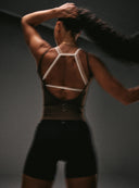 Cloud Compression Square Back Bra - Vanilla