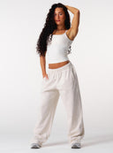 Core Relaxed Track Pants - Grey Marl