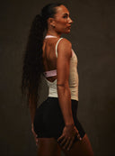 Cloud Compression Backless V Tank - Vanilla