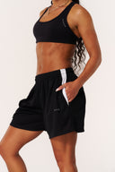 EVDNCE Oversized Mesh Shorts - Black