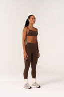 Cloud Compression Square Back Bra - Malt