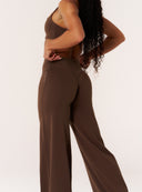Cloud Compression Wide Leg Leggings - Malt