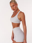 Cloud Compression Open Racer Back Bra - Mist