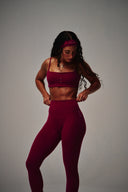 Cloud Compression Leggings - Beet