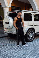 Core Ribbed Tank - Black