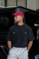 EVDNCE Sports Club Tee - Washed Black