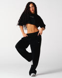 Core Relaxed Track Pants - Black