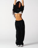 Core Relaxed Track Pants - Black
