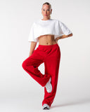 Core Oversized Crop Tee - White