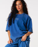 Core Oversized Tee - Washed Out Blue