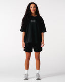 Core Oversized Tee - Washed Out Black
