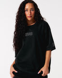 Core Oversized Tee - Washed Out Black