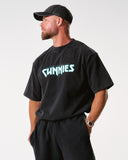 Cunnies Metal Tee - Aqua