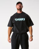 Cunnies Metal Tee - Aqua