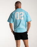 EVDNCE 02 Oversized Tee - Sky Blue