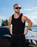 EVDNCE Ribbed Tank - Black