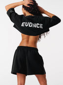 Core Relaxed Track Shorts - Black