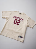 EVDNCE 02 Oversized Tee - Vanilla / Beet