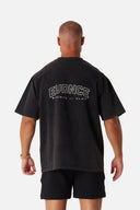 EVDNCE Sports Club Tee - Washed Black