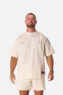 EVDNCE Sports Club Tee - Vanilla
