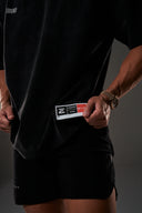 EVDNCE Sports Club Tee - Washed Black