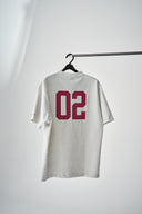 EVDNCE 02 Oversized Tee - Grey Marl / Beet