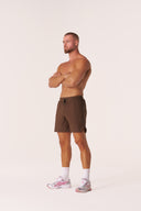 EVDNCE Form 7" Training Shorts - Chocolate